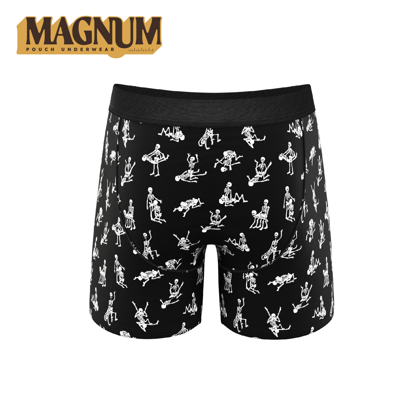 The Bare Back Bones | Glow In The Dark Skeletons Ball Hammock® Magnum Big Pouch Underwear