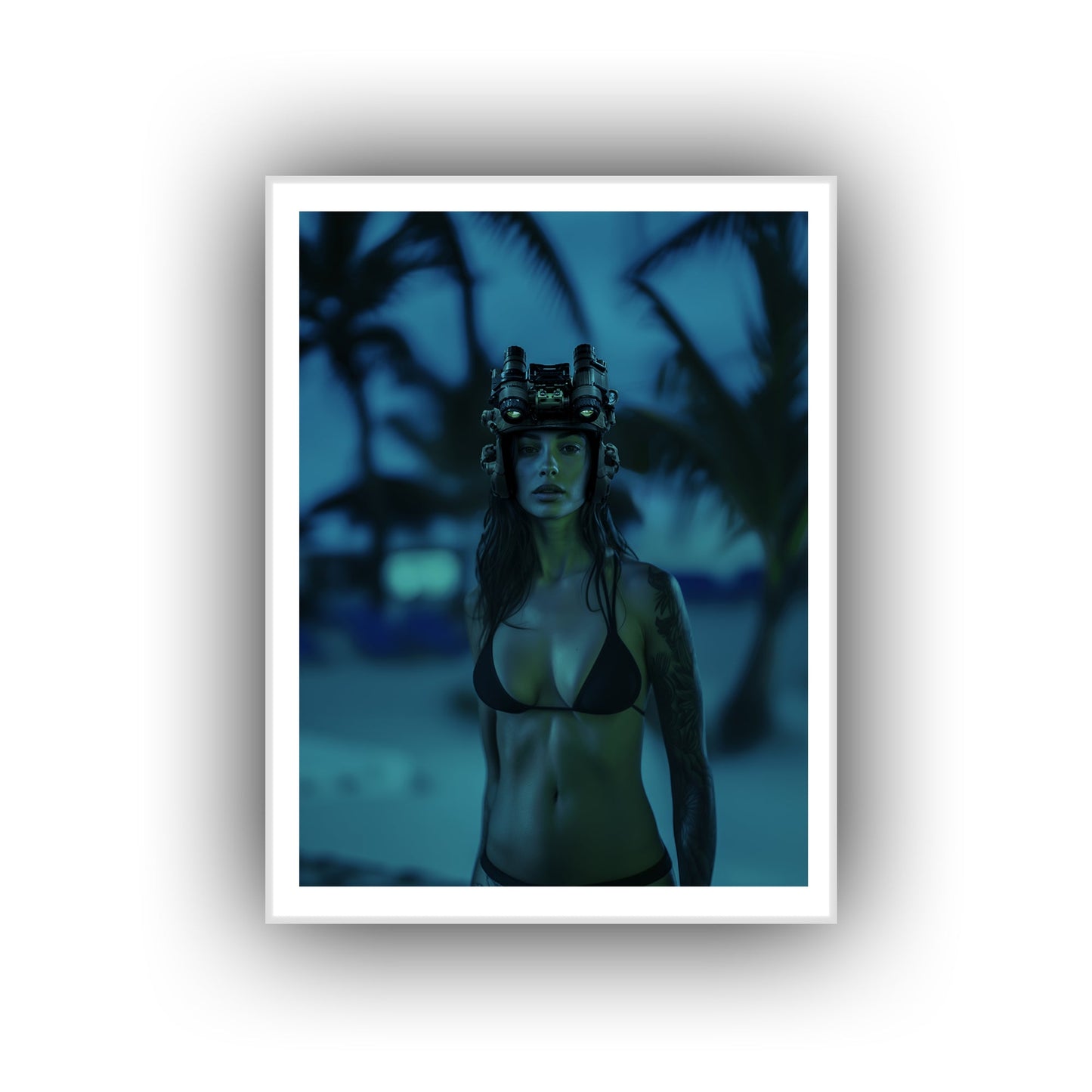 Beach Vol. 2 - 4" x 3" PVC Velcro Morale Patch