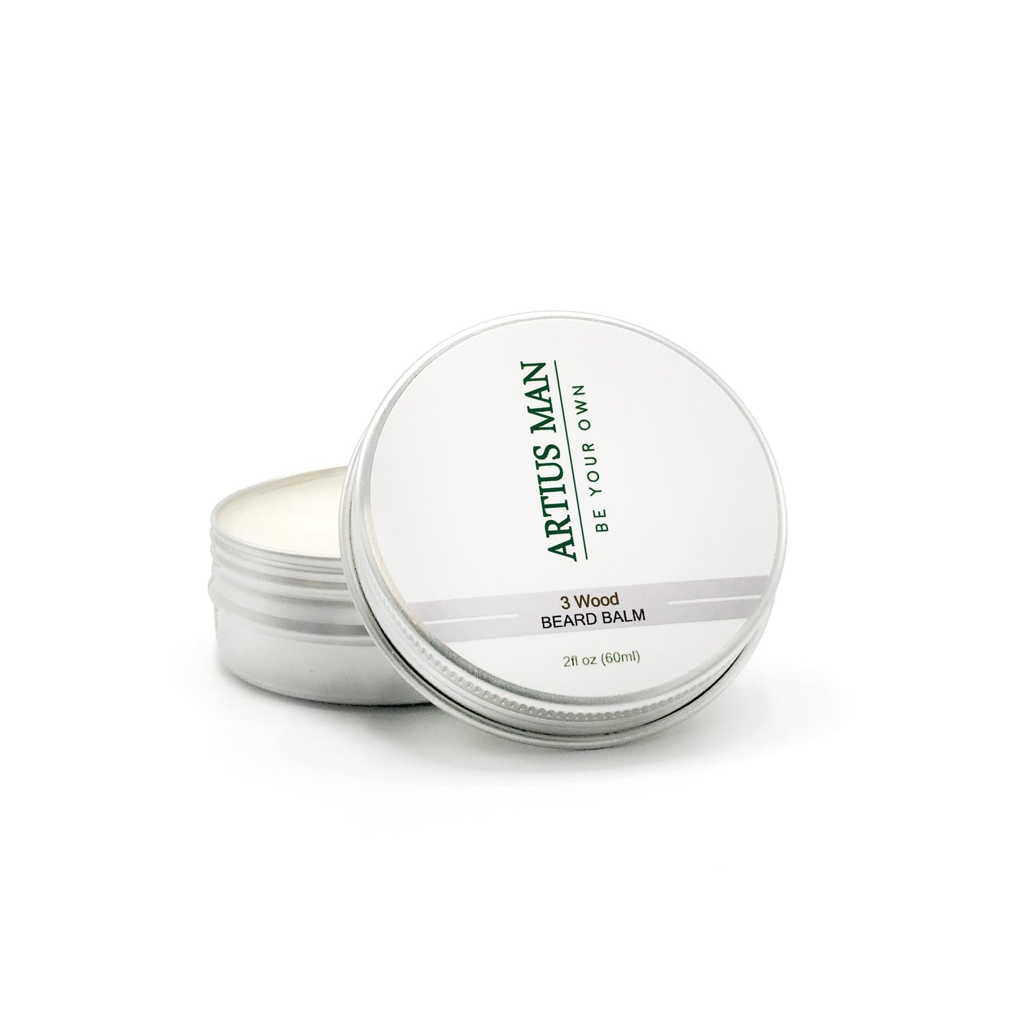 3 Wood Beard Balm – Luxury Wood Cologne Style Beard Balm (2 oz)