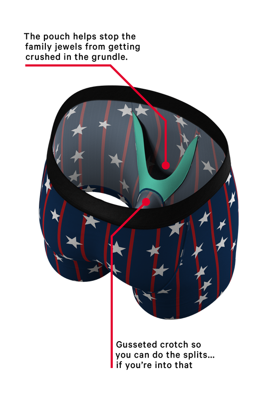 The Bearly Theres | USA Grizzly Bear Ball Hammock® Pouch Underwear