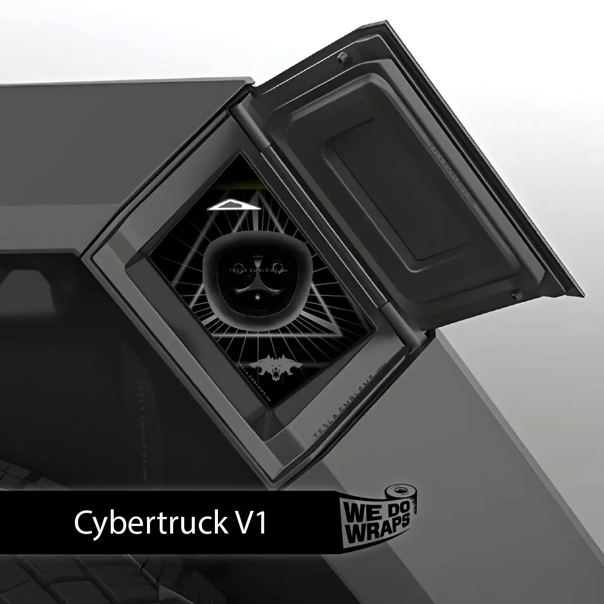 Beast Mode Tesla Charge Port Wrap | Cybertruck