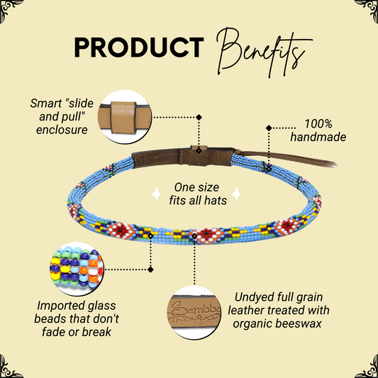 Blue Vogue Sambboho Hatband