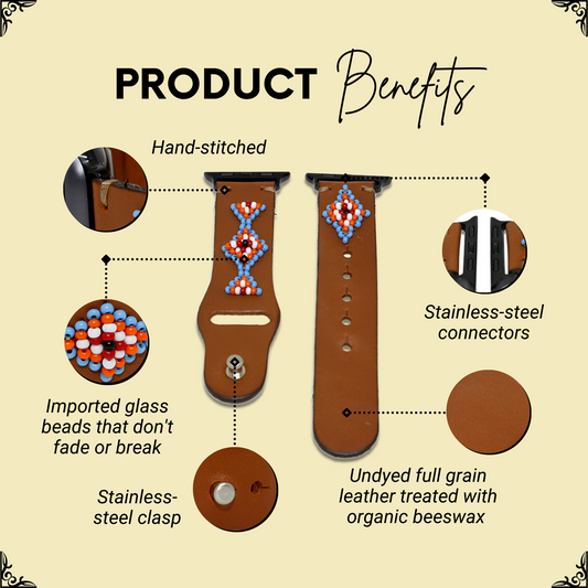 Blue Vogue Apple Watch Band