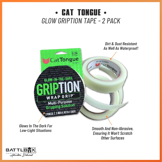 Cat Tongue Glow Gription Tape - 2 pack