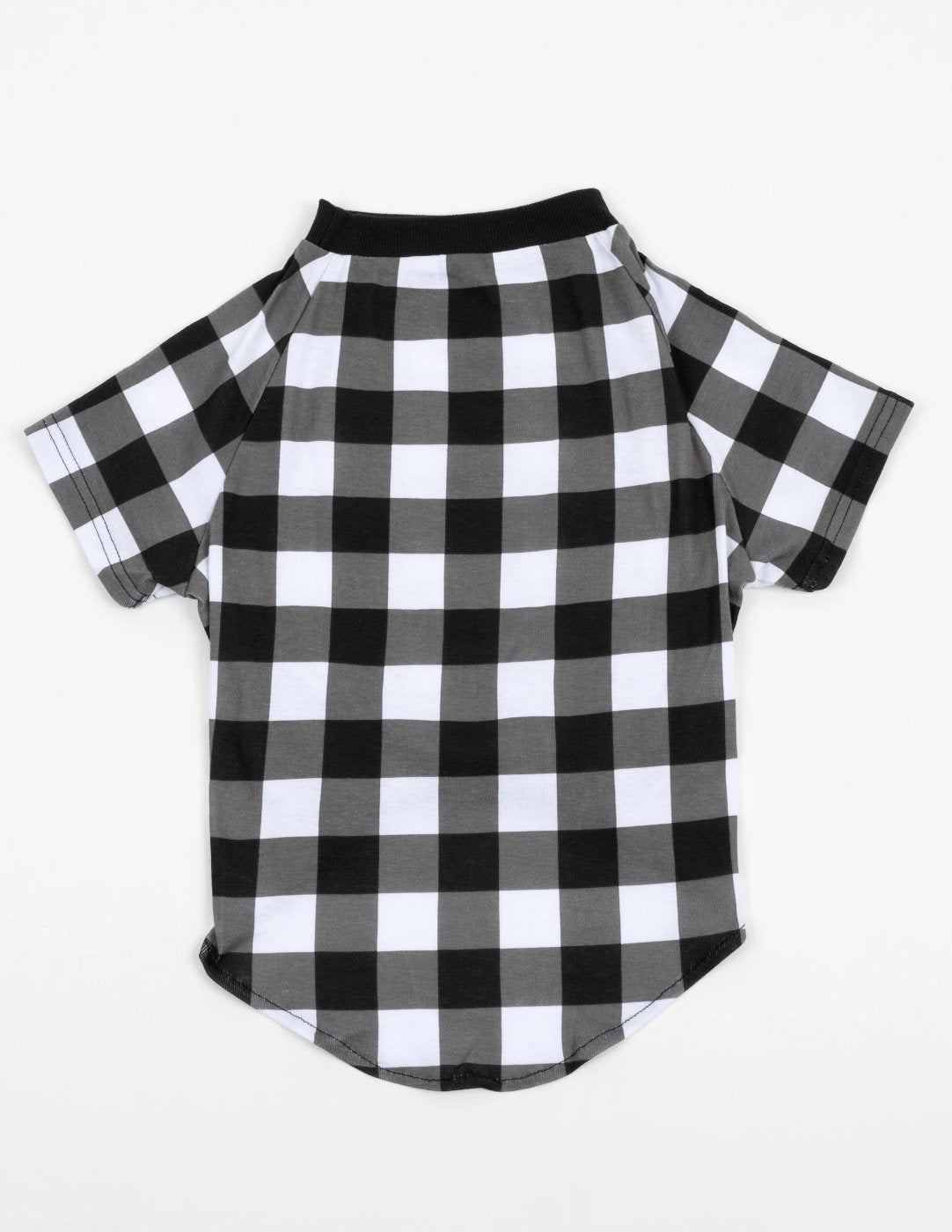 Big Dog Black & White Plaid Pajamas