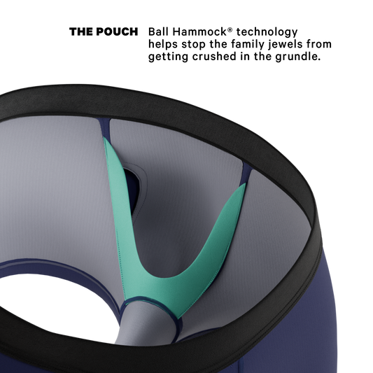 The Big Blue | Navy Ball Hammock® Pouch Trunks Underwear