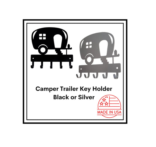Camper Key Holder with 5 Hooks - Organize Your Adventures