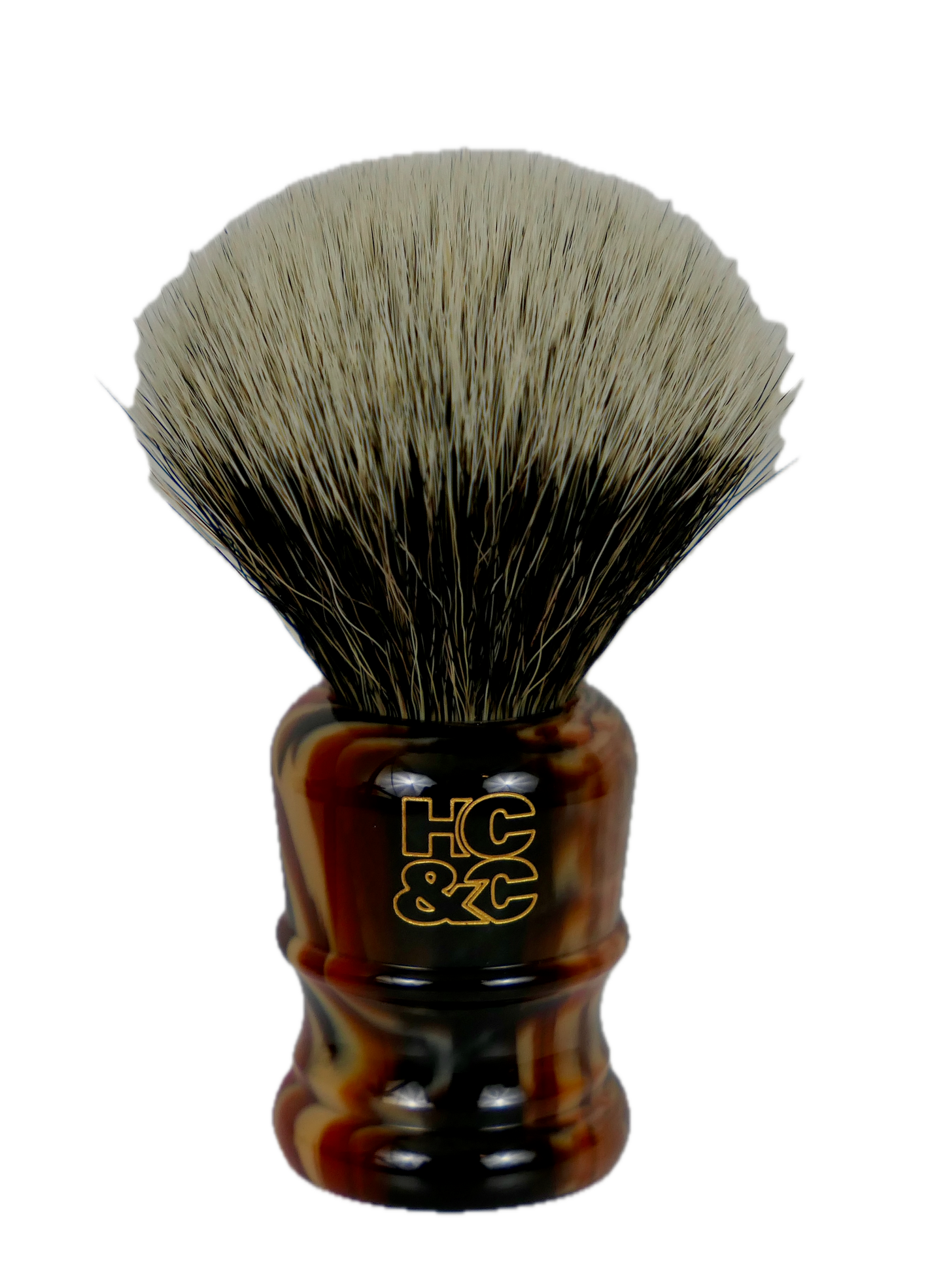 The Black, Red & Tan: Shave Brush or Empty Handle 24mm