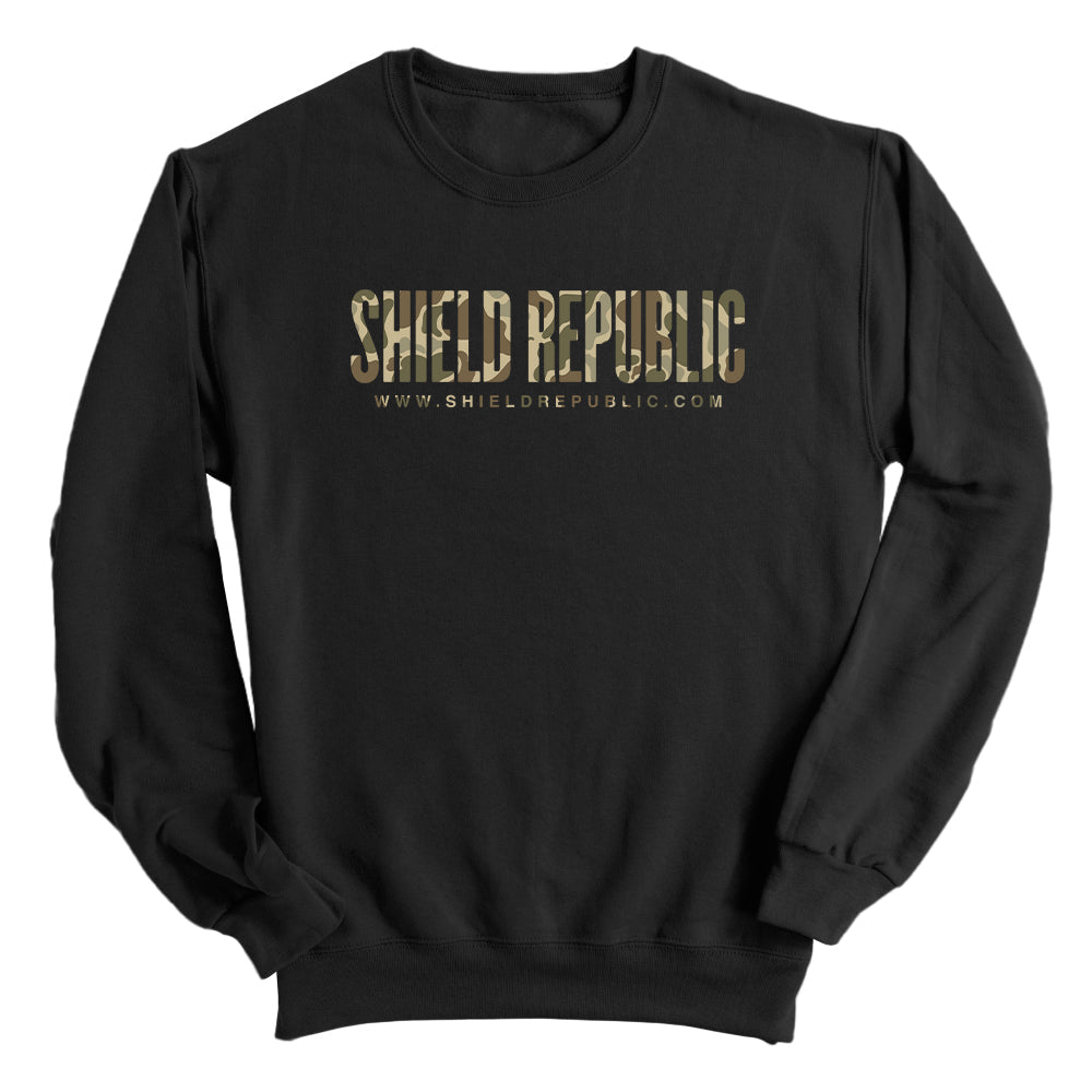 Shield Republic Duck Camo Banner Text (Front)