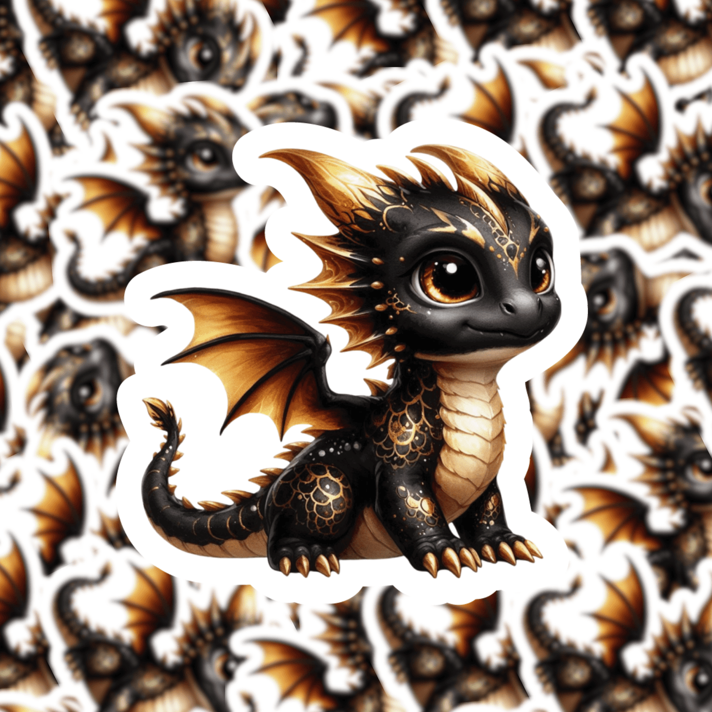 Black Dragon Sticker