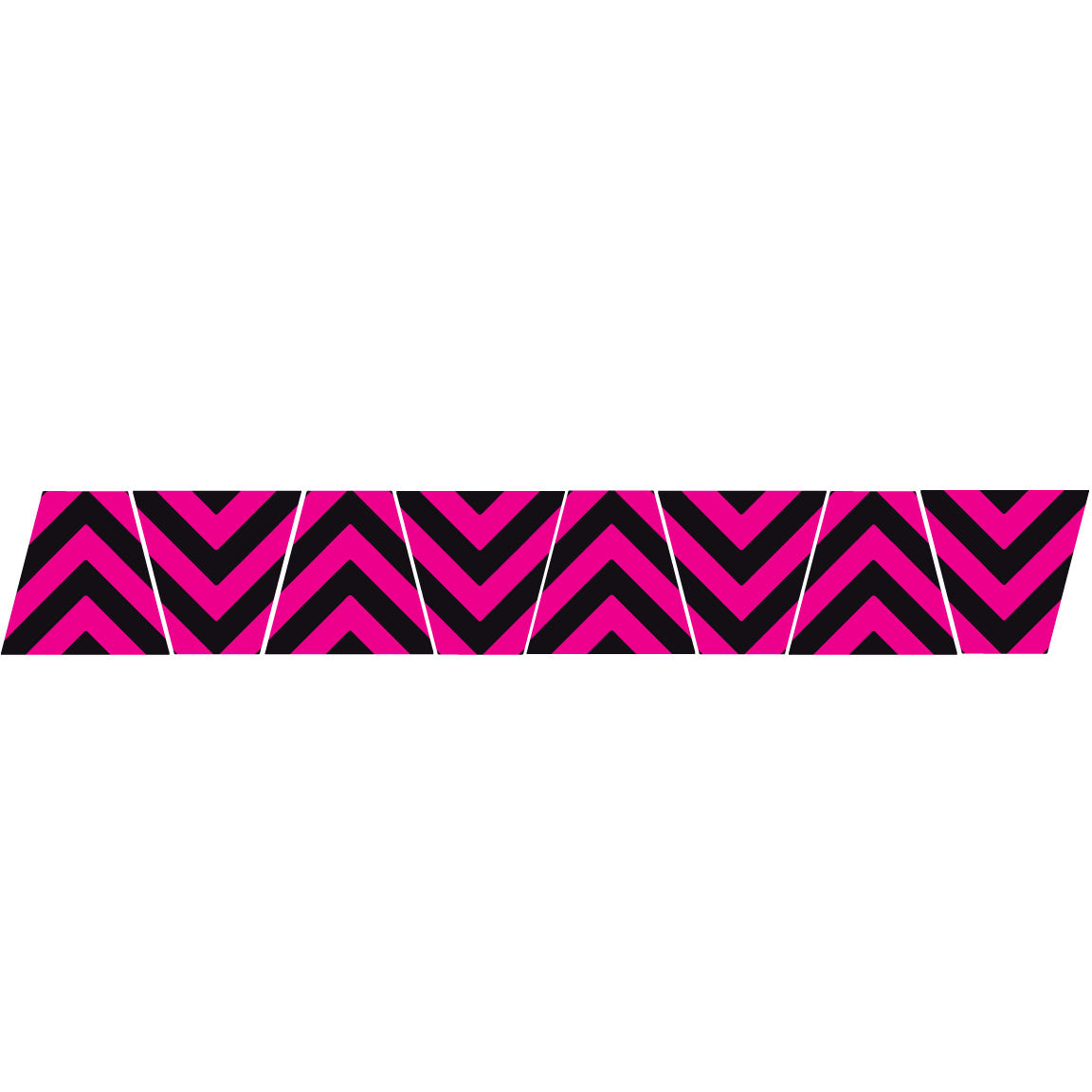 BLACK/PINK CHEVRON STRIPE REFLECTIVE HELMET (TET) TETRAHEDRON 8 PACK