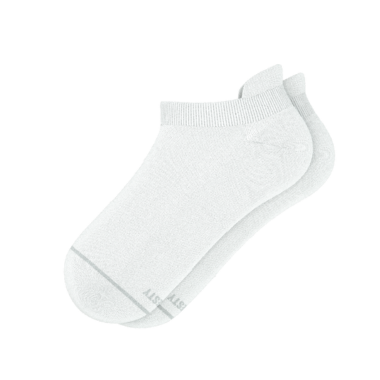 The Blizzard | Plain White Heel Hammock™ Ankle Socks