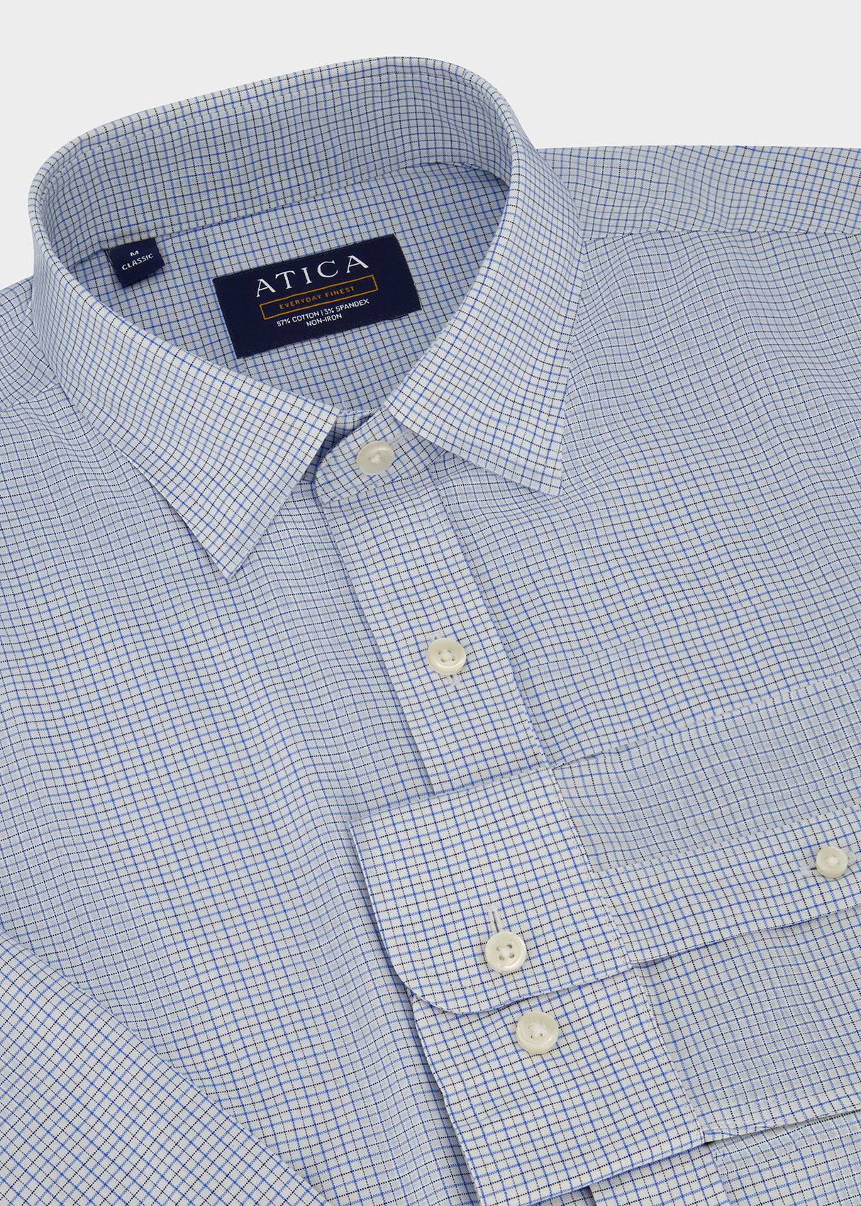 EVERYDAY Blue Micro Check Shirt