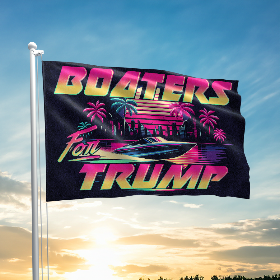 Boaters For Trump - Miami - Flag - 5513
