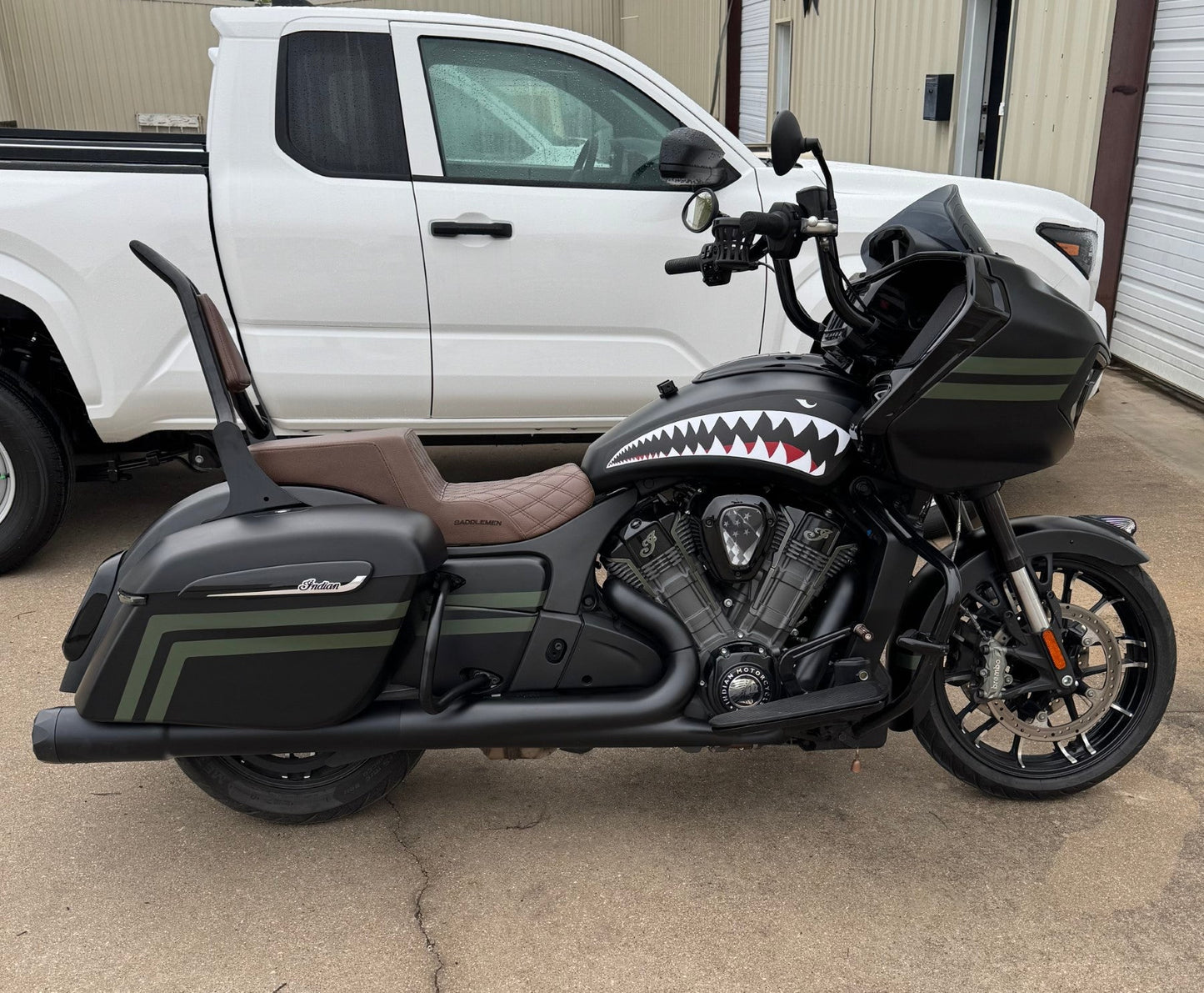 Powerplus V-Cover Decal - American Flag (B&W)