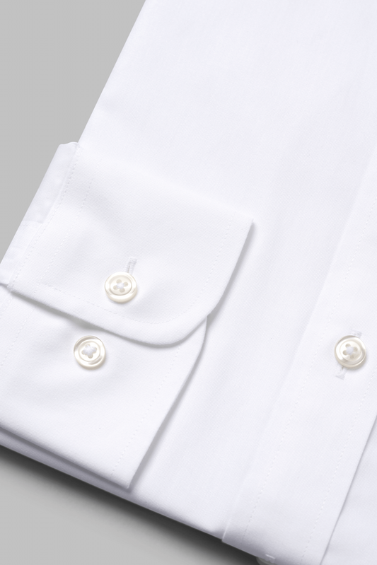 Boston White Pinpoint Shirt