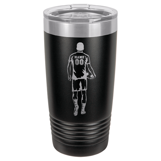 Boys Soccer Player | ENGRAVED Polar Camel Tumbler