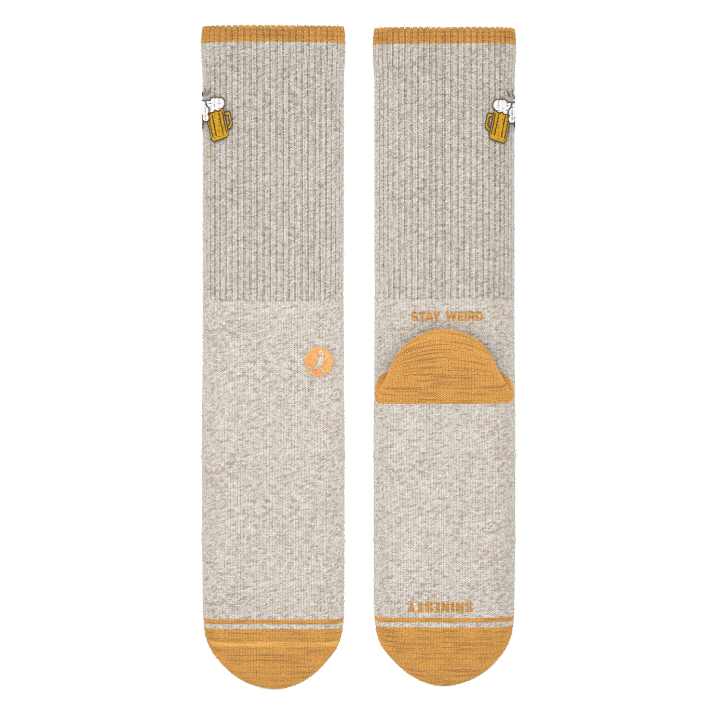 The Brewski | Beer Heel Hammock™ Crew Socks