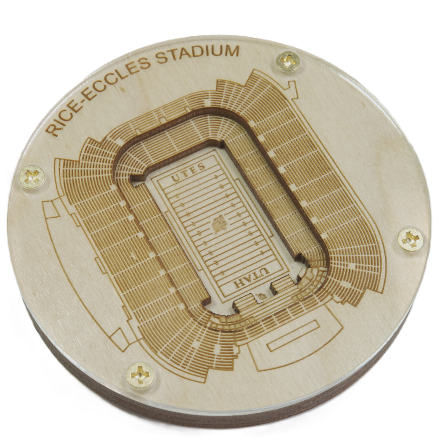Salt Lake City, Utah Coaster Art (Rice–Eccles Stadium)