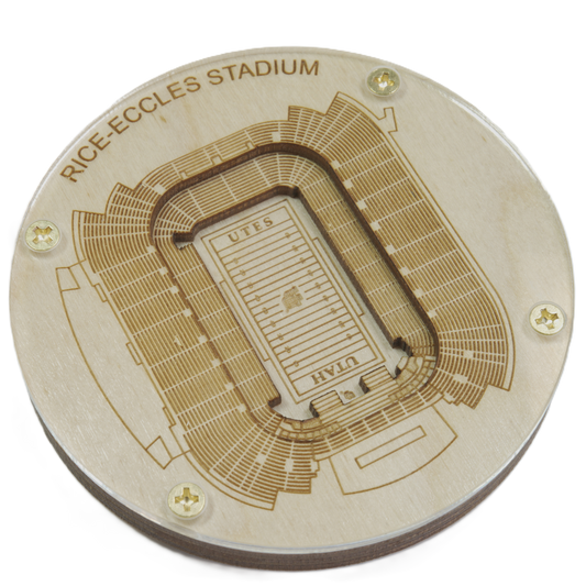 Salt Lake City, Utah Coaster Art (Rice–Eccles Stadium)