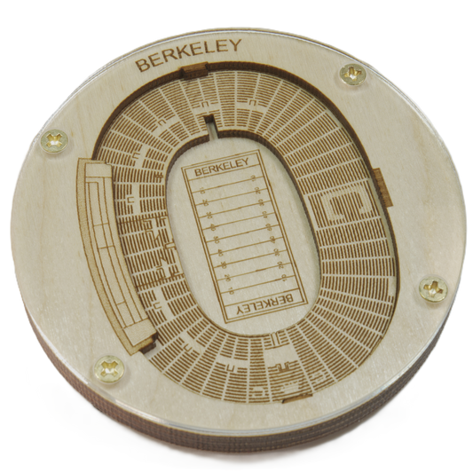 Berkeley, California Coaster Art (California Memorial Stadium)