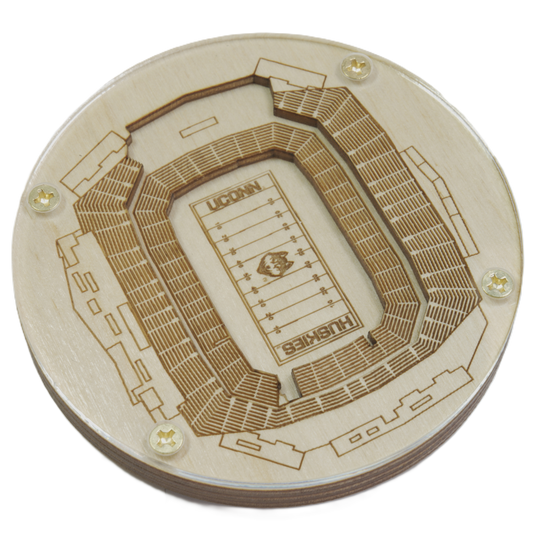 East Hartford, Connecticut Coaster Art (Pratt & Whitney Stadium at Rentschler Field)