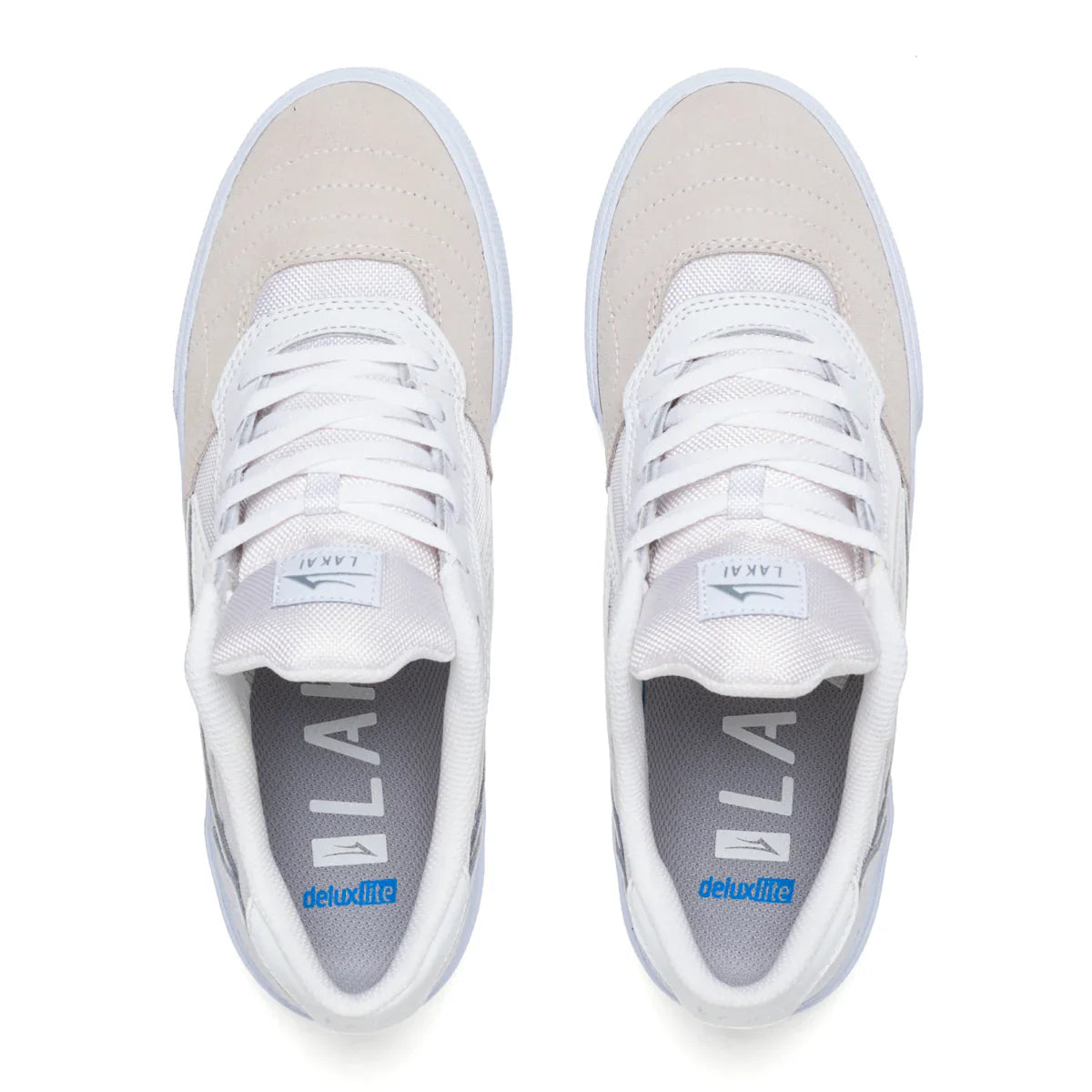 Lakai Shoes Cambridge - White/Reflective Suede