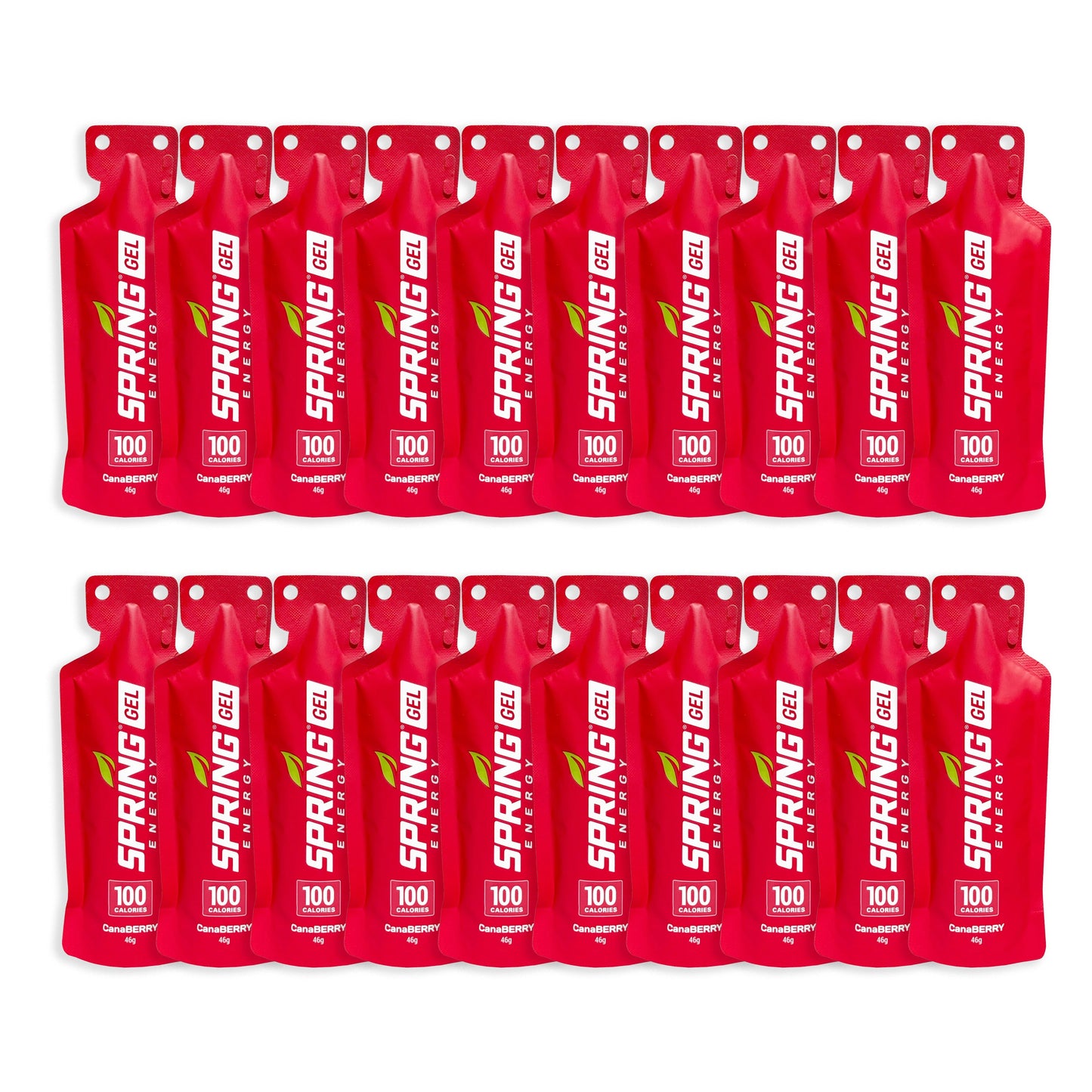 Strawberry Smoothie Gel (Vegan) 100 Kcal- Canaberry