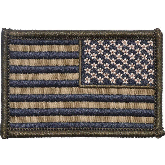US Flag - 2x3 Patch - Coyote Brown w/ Black