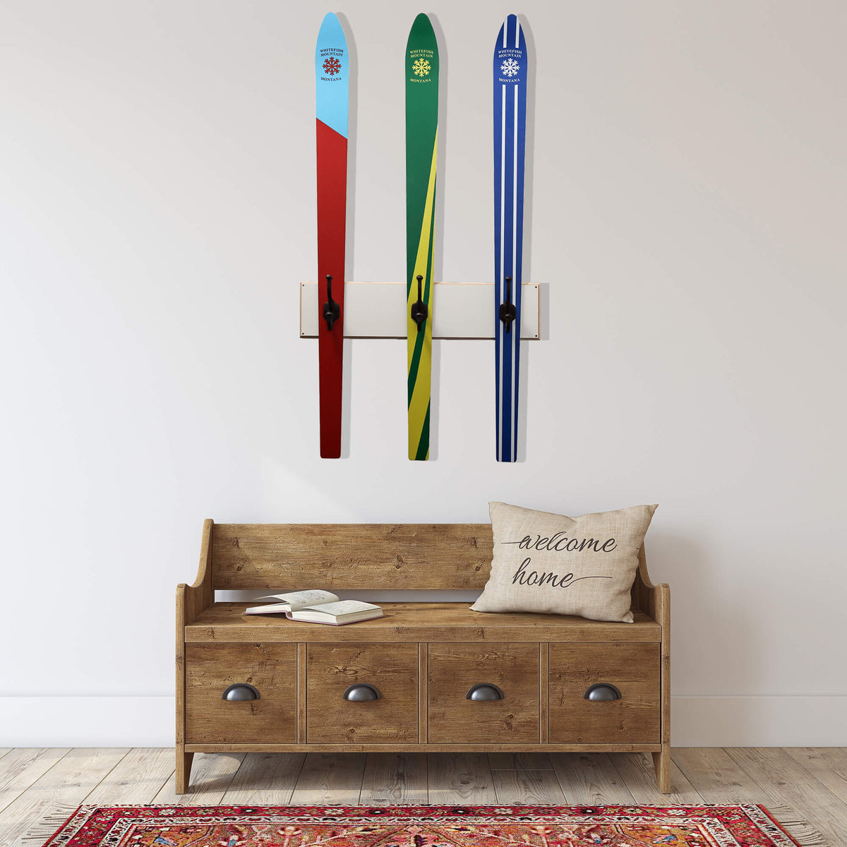 Ski Coatrack - Glacier Stripes Edition
