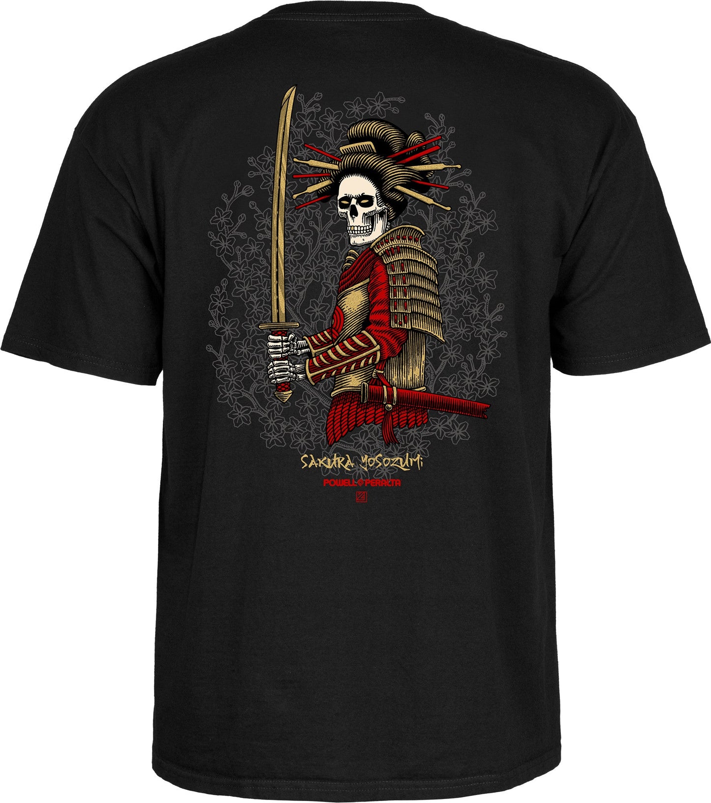 Powell Peralta Sakura Yosozumi Onna-Bugeisha T-shirt - Black