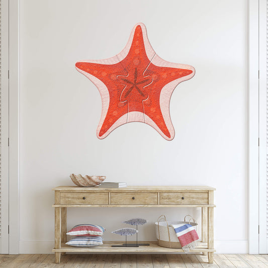Coastal Starfish - Wood Wall Art