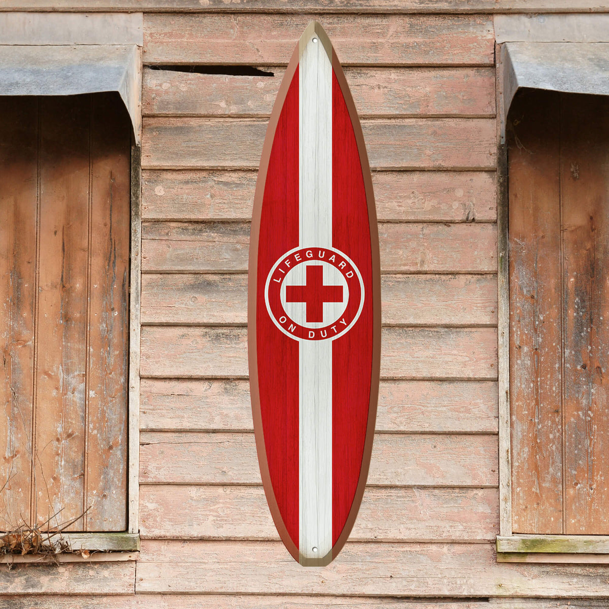 Lifeguard Sign: Generic - Surfboard Wall Art