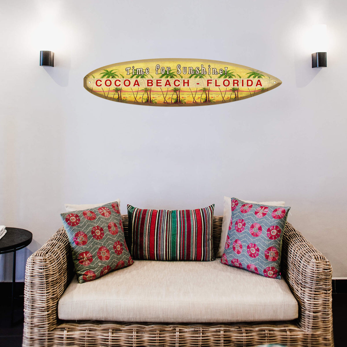 Time for Sunshine! - Surfboard Wall Art