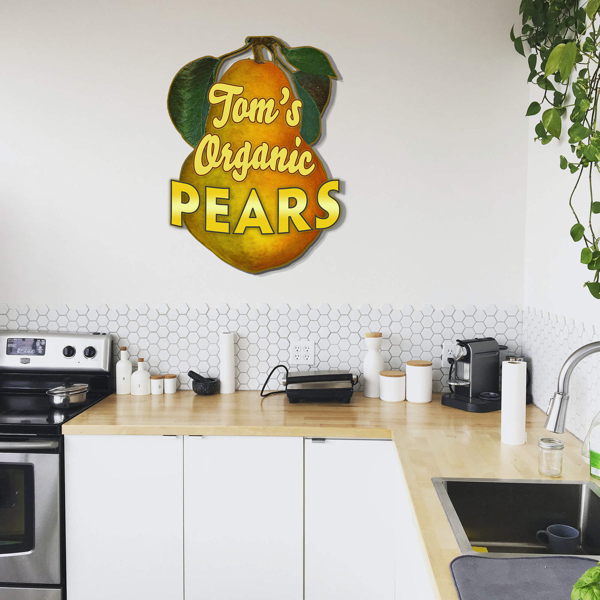 Garden Cutouts: Pears - Decorative Plaque