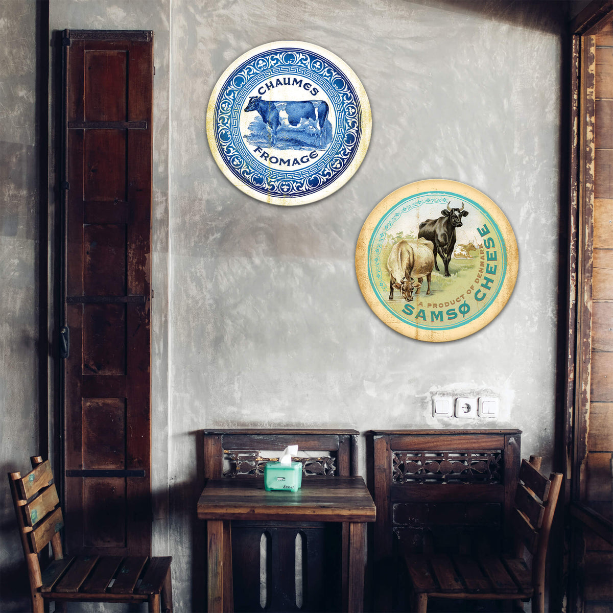 Chaumes Fromage Cheese Label