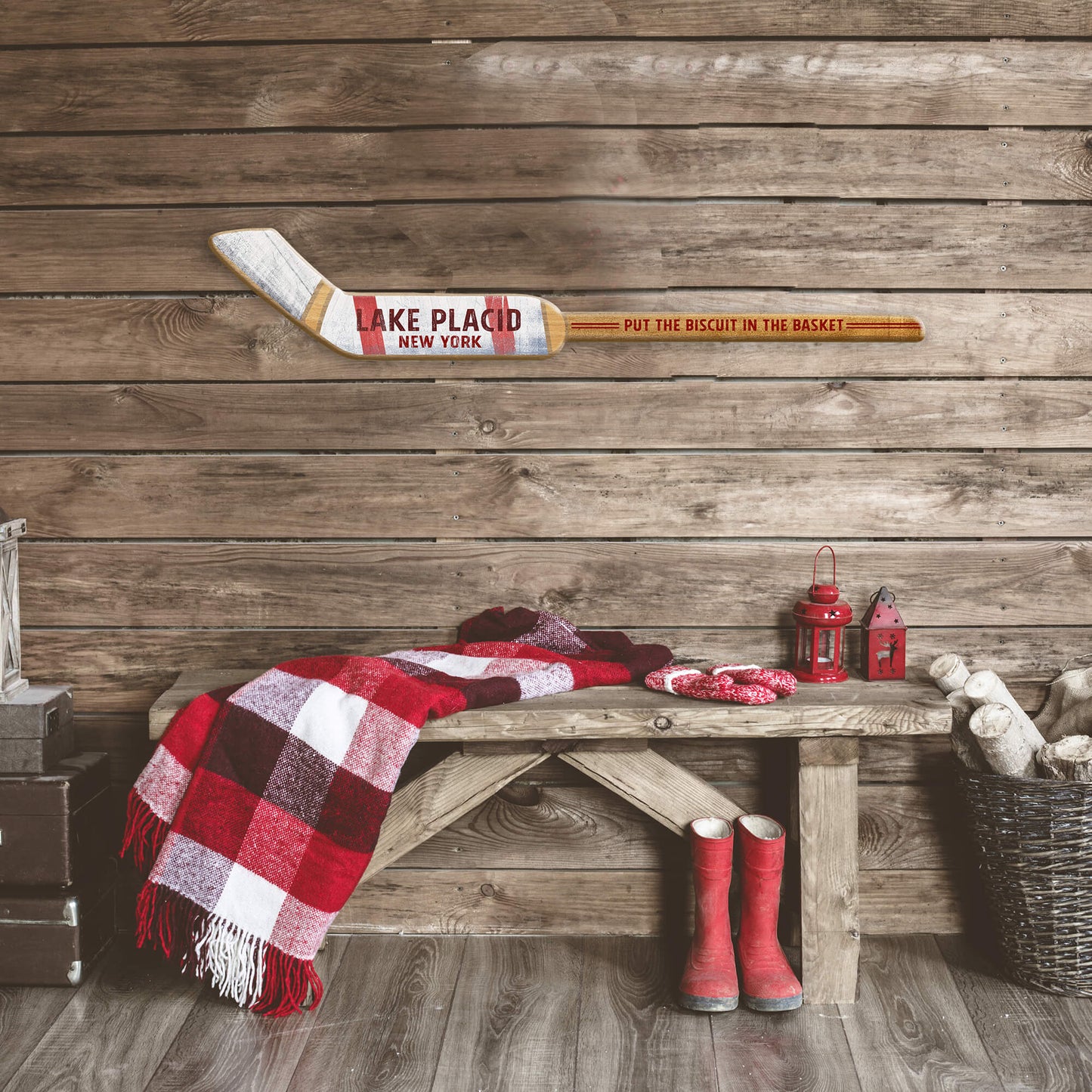 Hockey Stick Cut Up - Wood Wall Decor