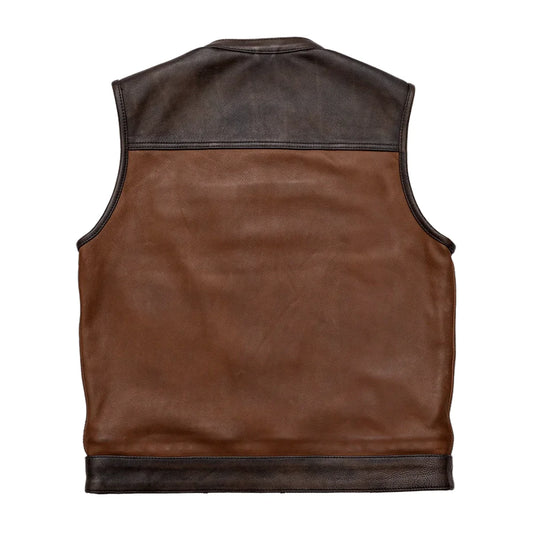 Gunner Men's Leather Motorcycle Vest (Limited Edition)