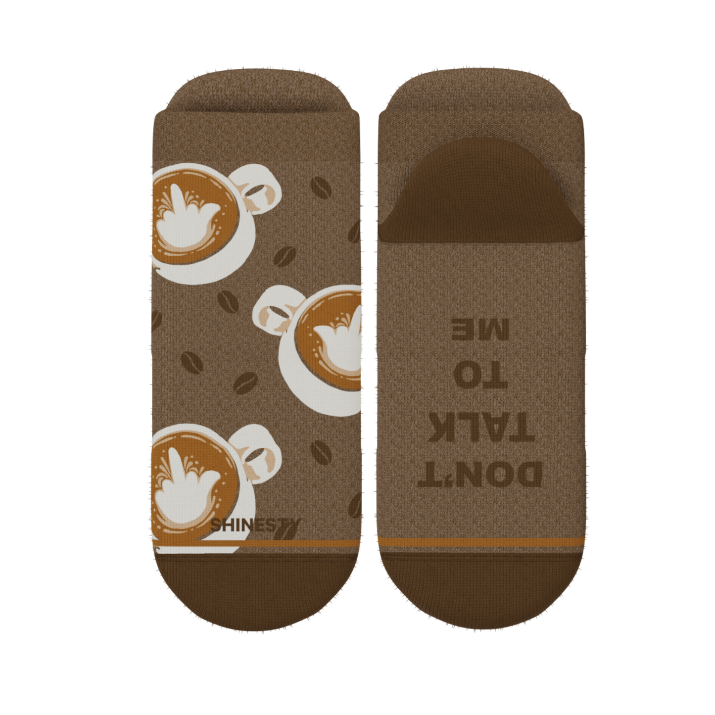 The Caf-fiend | Coffee Heel Hammock™ Ankle Socks