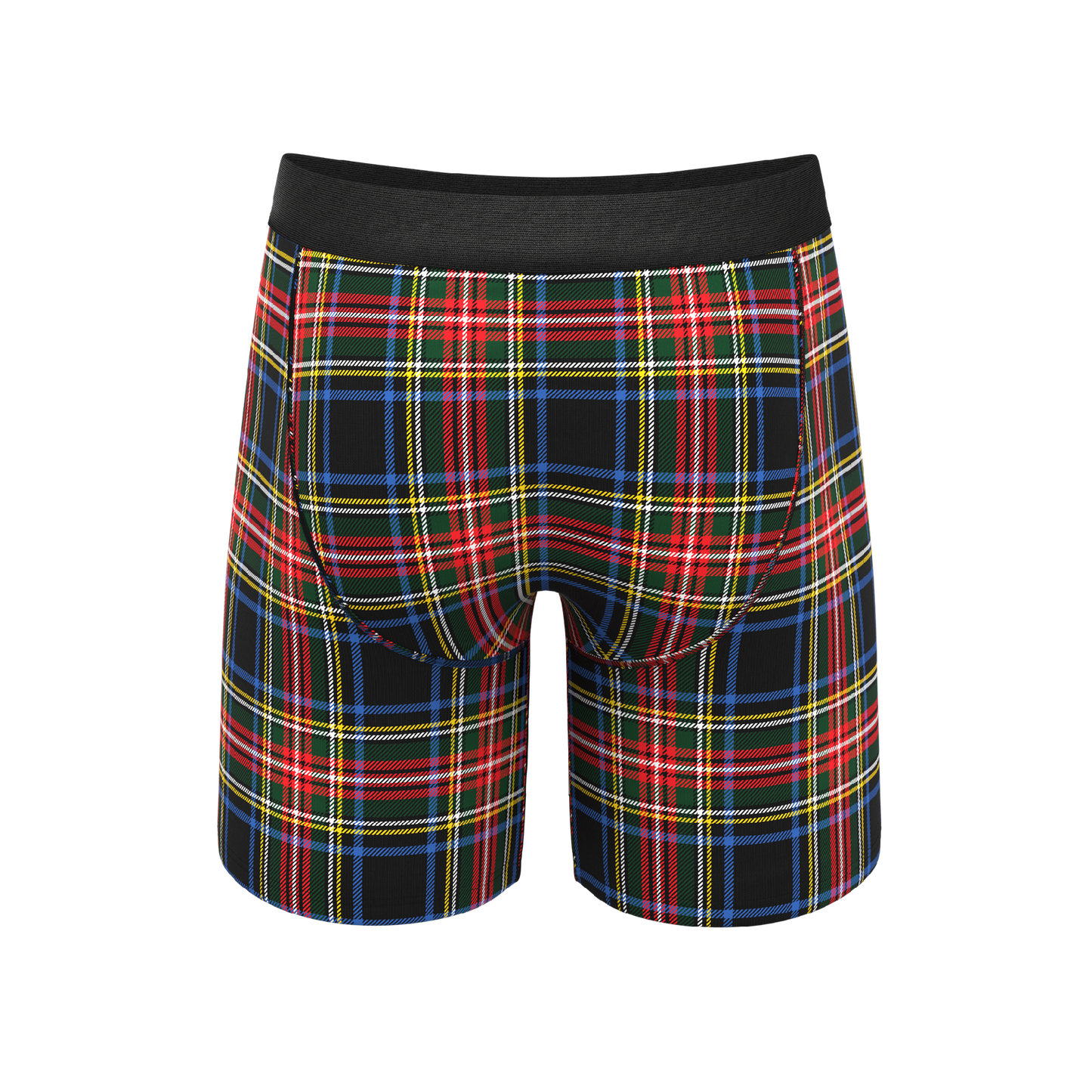 The Cappuccino | Holiday Tartan Plaid Long Leg Ball Hammock® Pouch Underwear With Fly