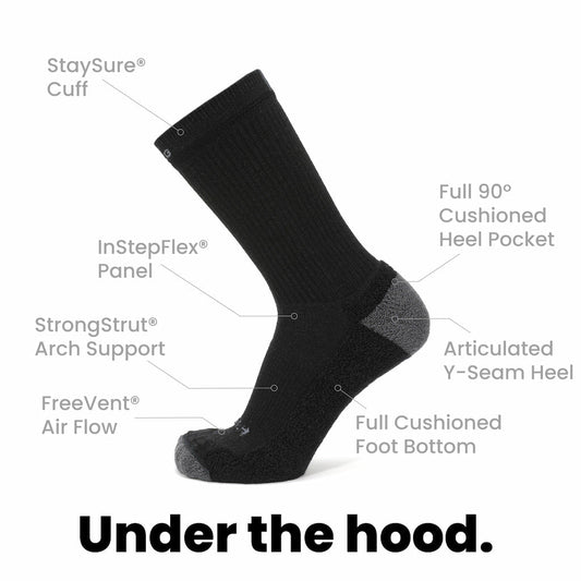 Carbon - Casual Crew Midweight Merino Wool Sock