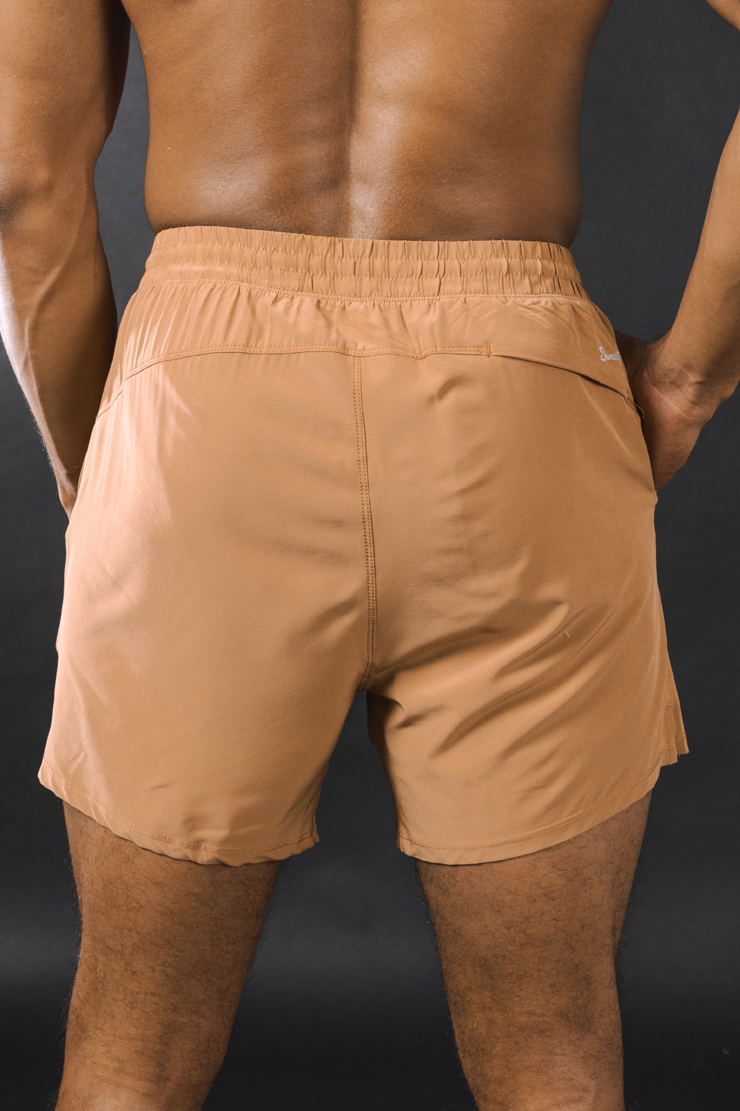 The Casual Thigh Day | Khaki Aztec Ball Hammock® 5 Inch Athletic Shorts