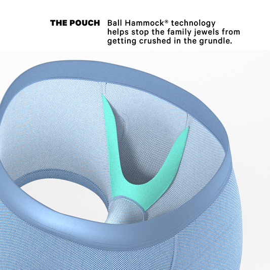 The Chambray All Day | Blue Chambray Ball Hammock® Pouch Trunks Underwear