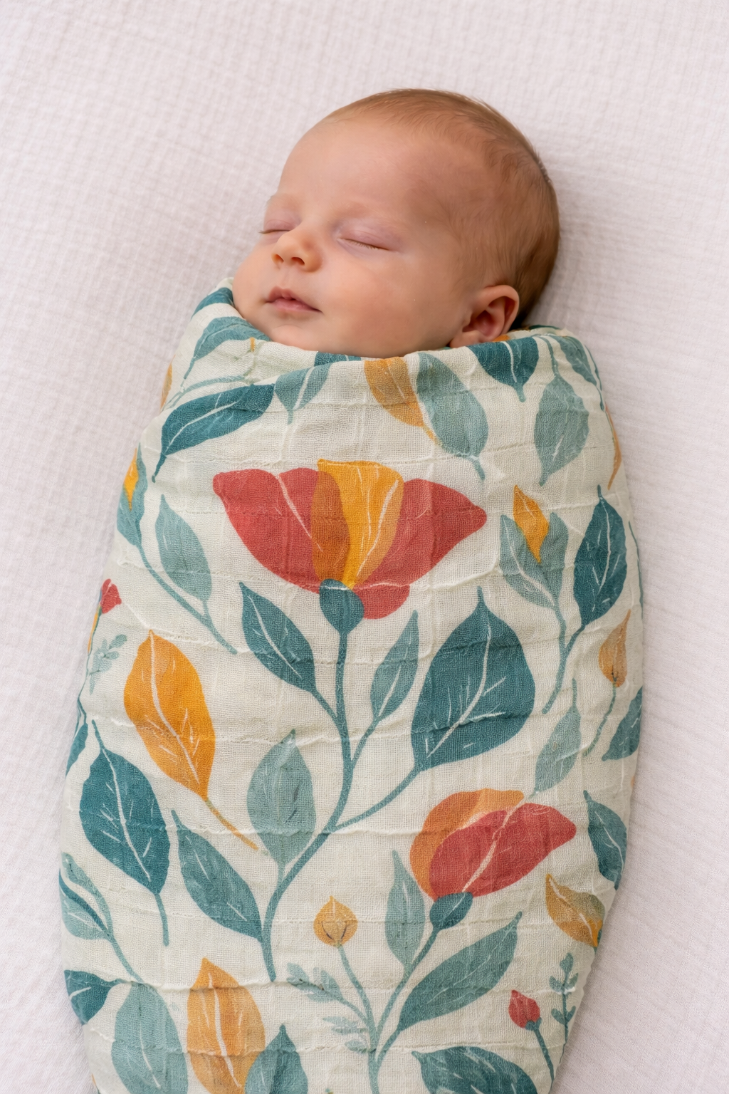 Muslin Swaddle, Poppy