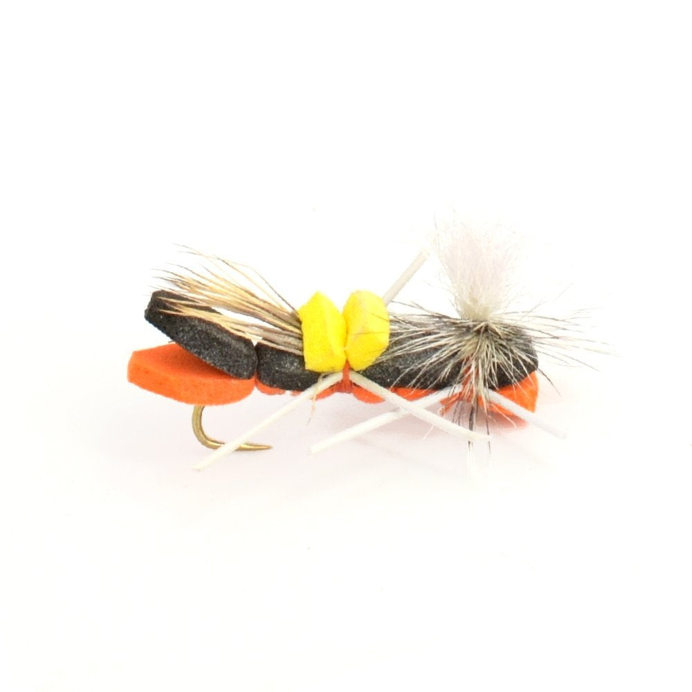 Basics Collection - Chernobyl Ant Hopper Fly Assortment - 10 Flies Size 10