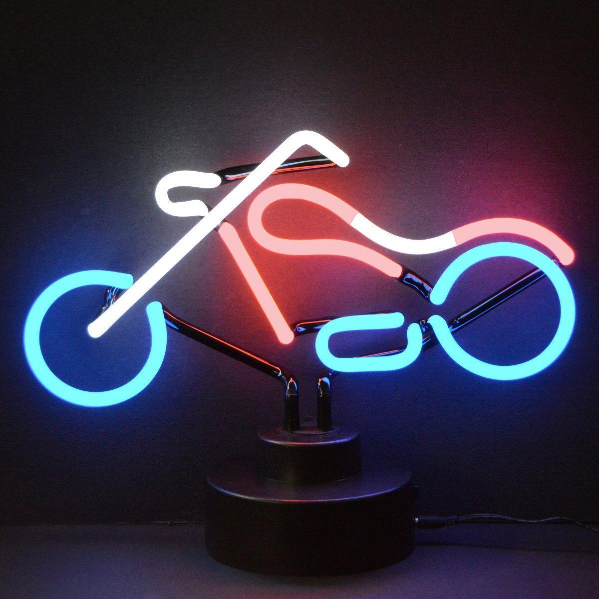Chopper Neon Sculpture