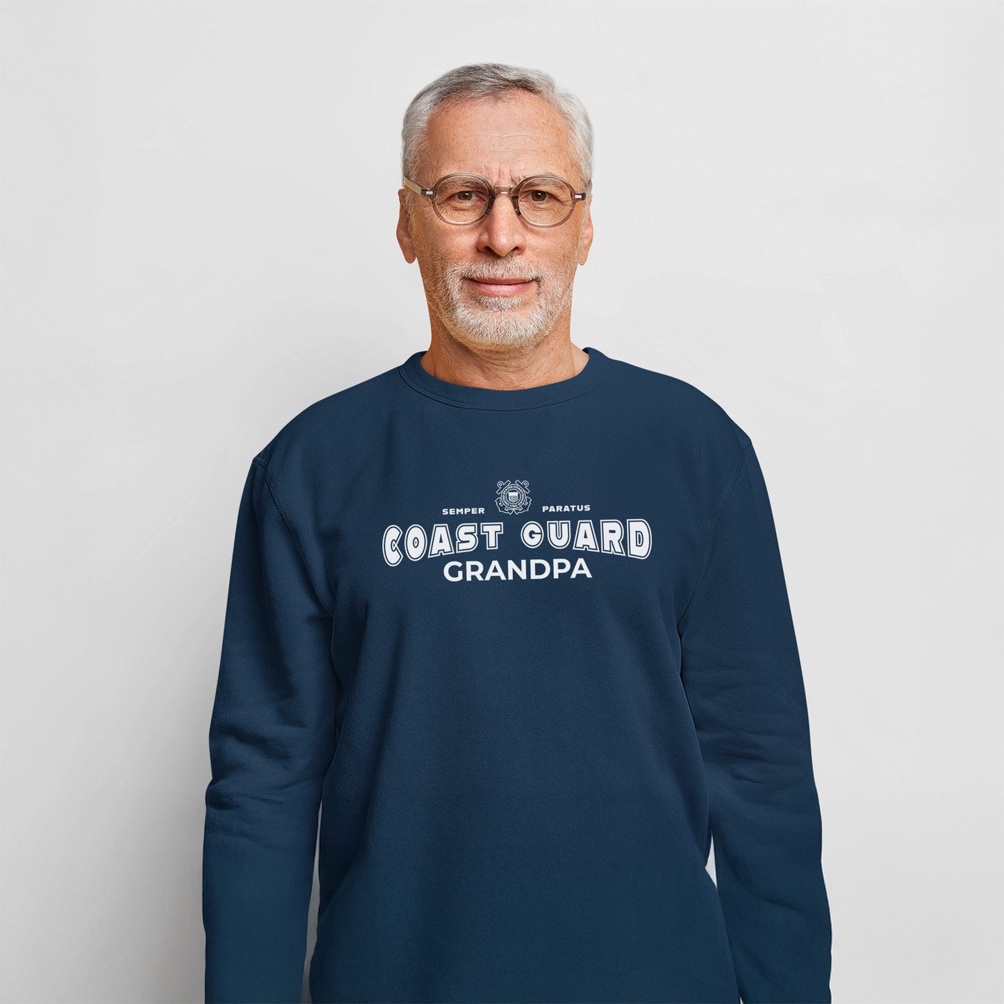 Coast Guard Grandpa Crewneck (Navy)