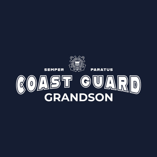 Coast Guard Grandson Crewneck (Navy)