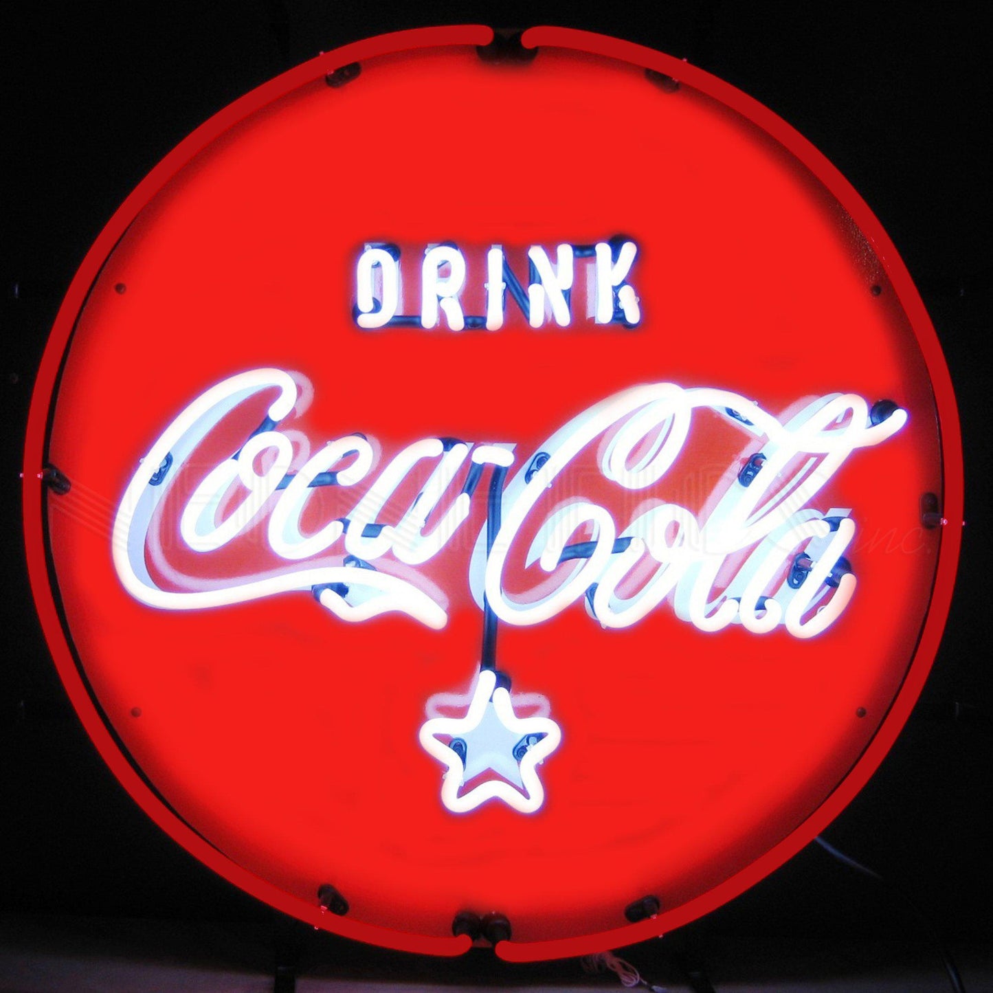 Coca-Cola Red, White and Coke Neon Sign