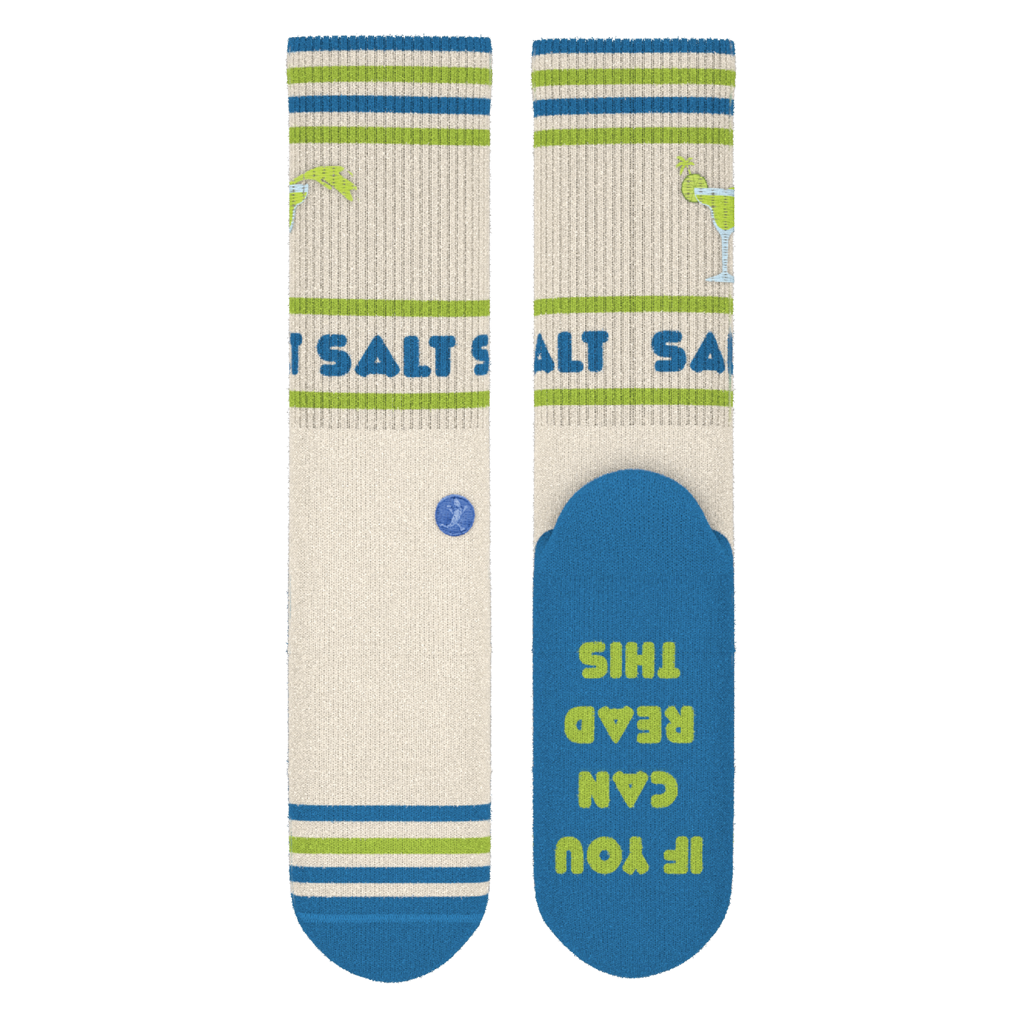 The Cocktail Hour | Shinesty x Margaritaville® Heel Hammock™ Crew Socks